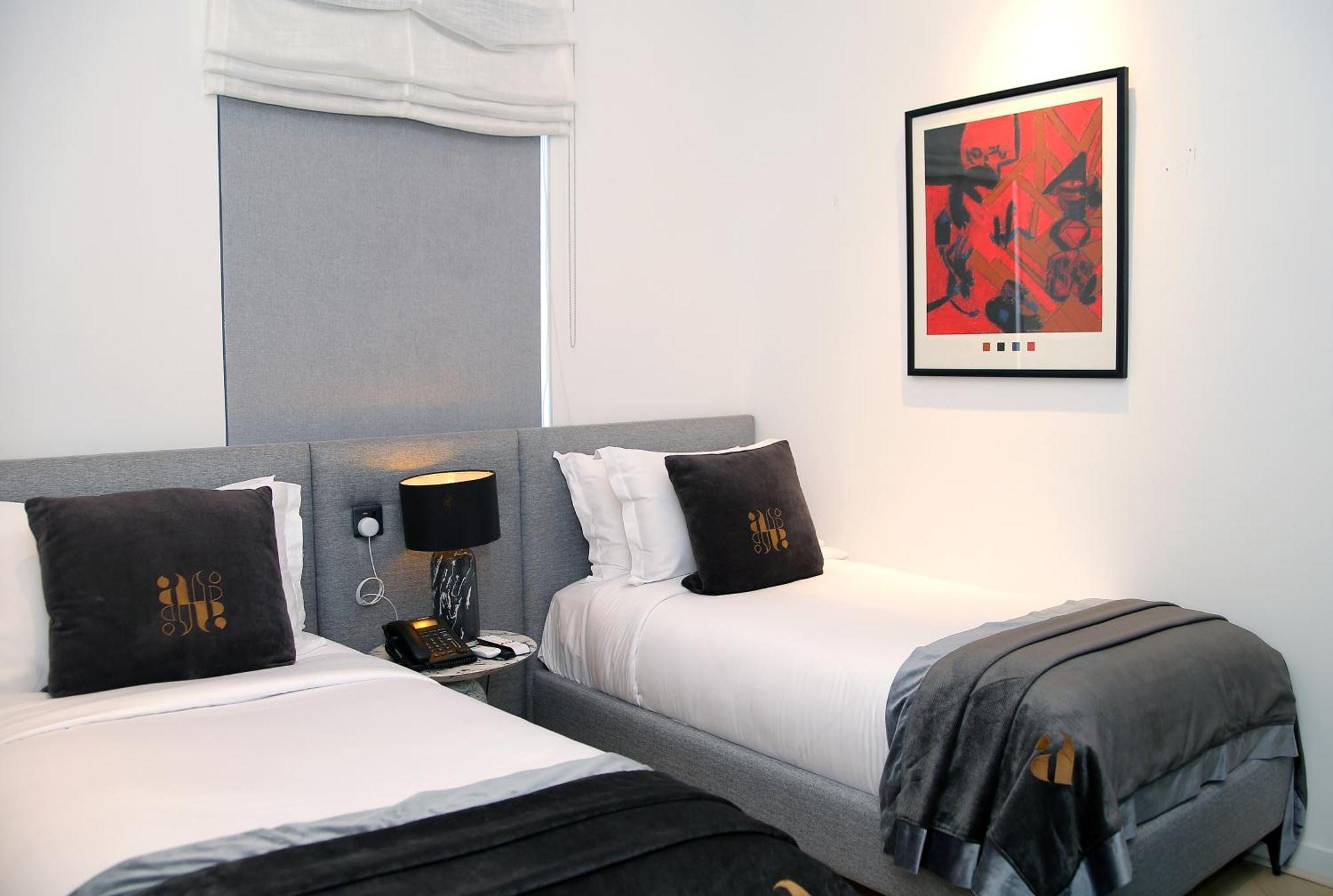 Ambiance Boutique Art Hotel ラホール 部屋 写真 A bedroom at the hotel